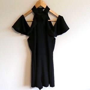 Alice + Olivia Roseline Romper Black Size 4